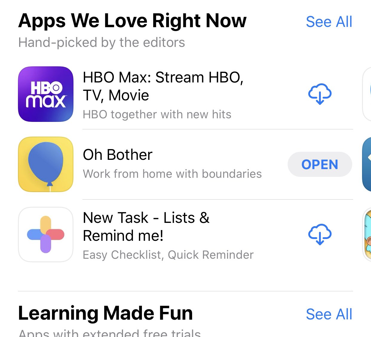 App Store feature screenshot